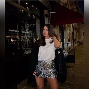 SOLD OUT ZARA  MINI SKIRT SEQUIN 2023 COLLECTION